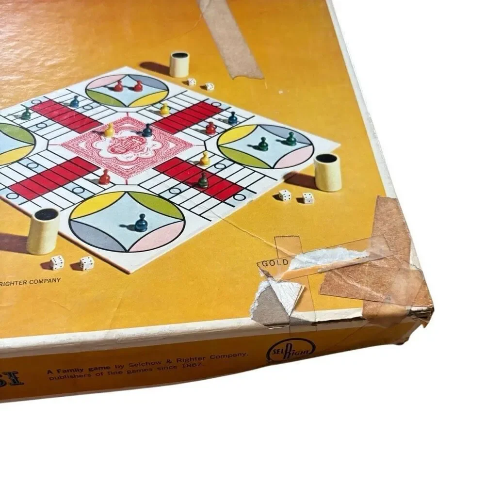 Parcheesi Popular Edition 1967 Selchow & Righter Game